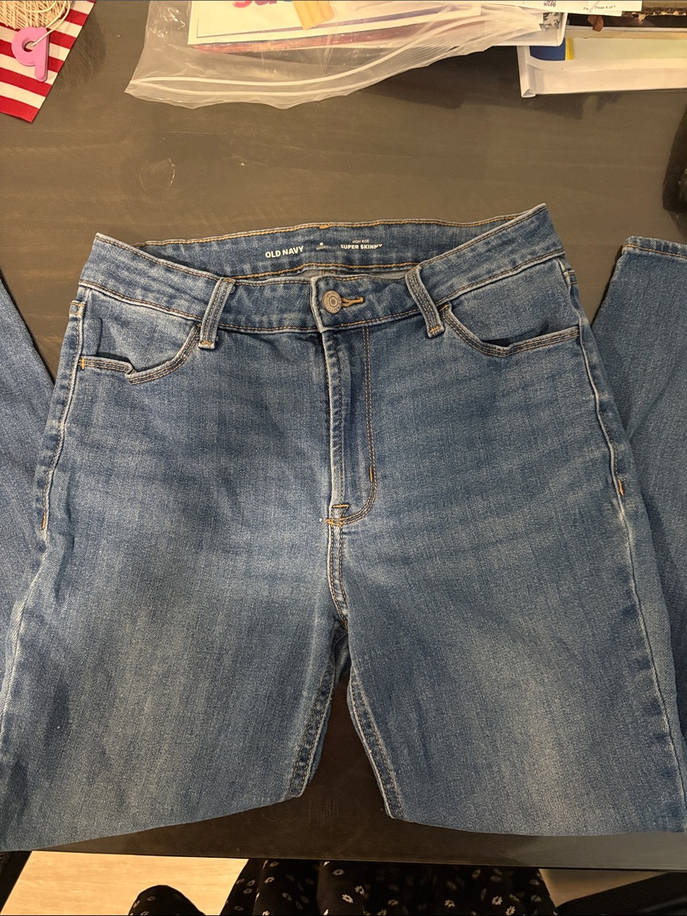 Old Navy Women’s Medium Blue High-Rise Jeans